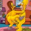 The Simpsons try gay sex